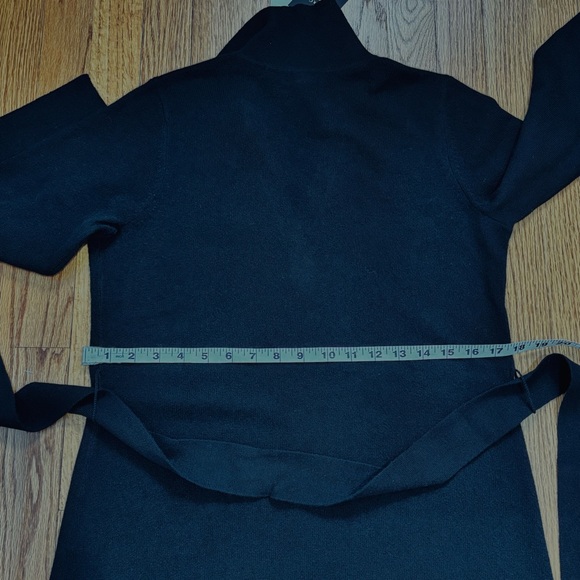 Charter Club New/tag luxury cashmere black johnny collar pullover sweater dress - Picture 15 of 16